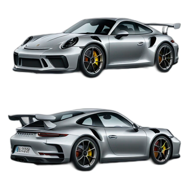 Porsche 911 Gt3 992 sticker