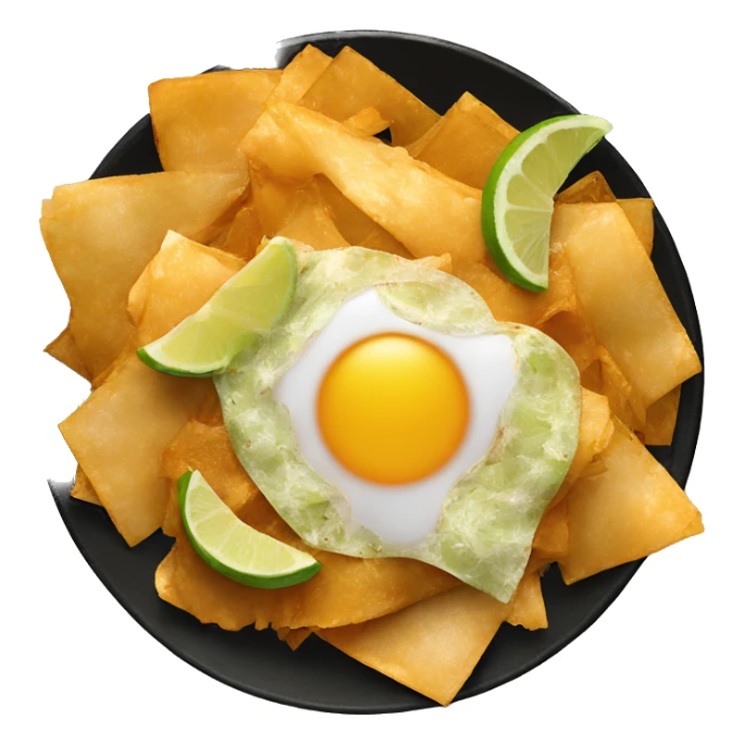 Heart eyes on chilaquiles sticker