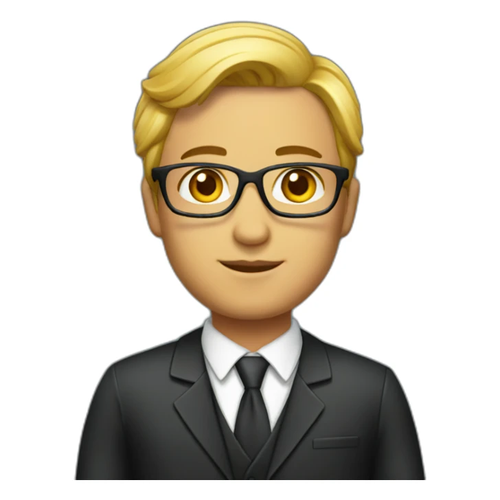 Lawyer on dress sticker