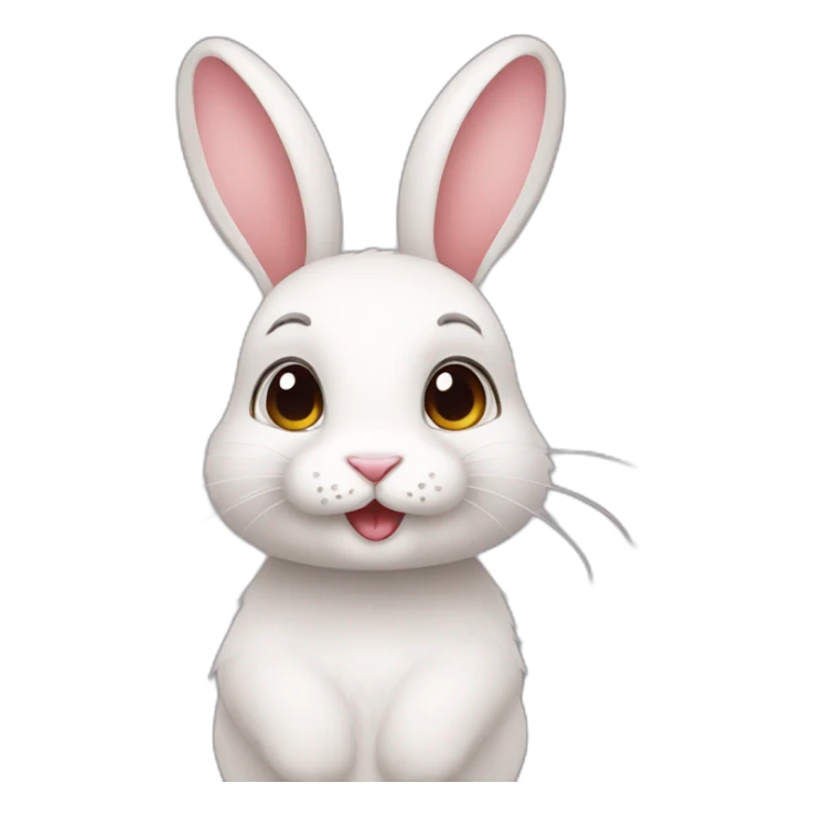 Cute rabbit  sticker