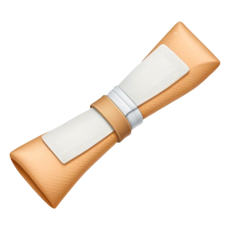 refresh arrow loop made of medical bandages sticker