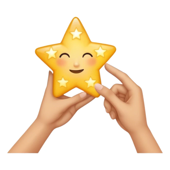grabbing a dream star with your hand  sticker