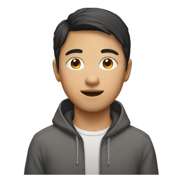 asian teenager  sticker