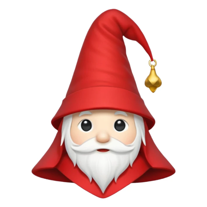 Cappello da gnomo, senza viso (solo cappello)  sticker