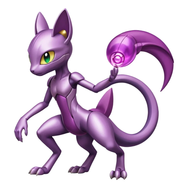 Meloetta-Mewtwo-Genesect-Pokémon-Fakémon-fusion-hybrid-creature sticker