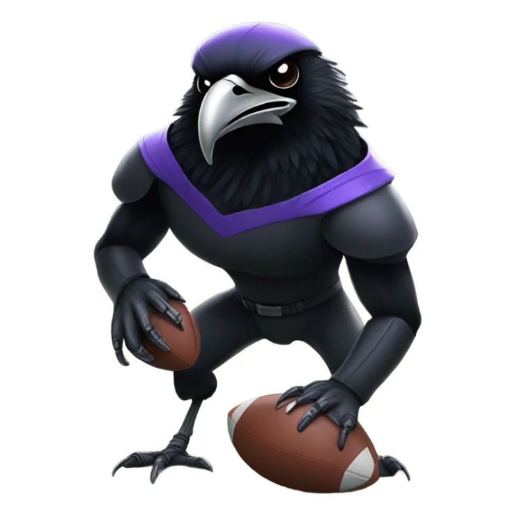 raven football sticker