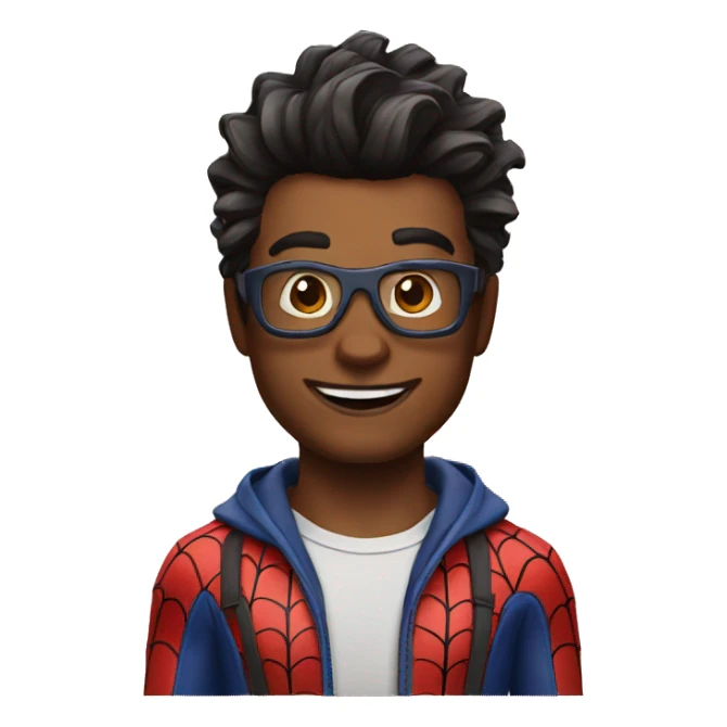 spiderman hair sticker