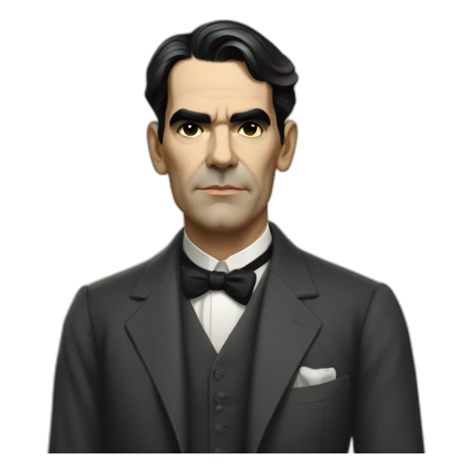 Realist federico garcia lorca sticker