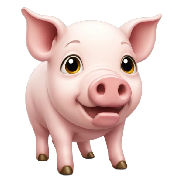 lucky pig sticker