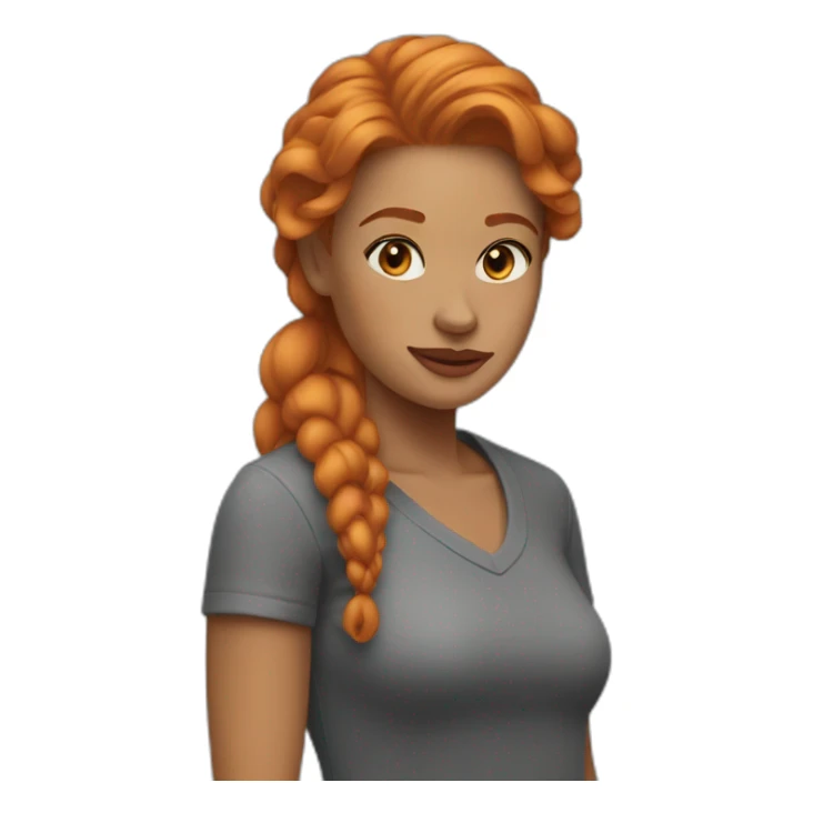 Woman vamoire ginger sticker