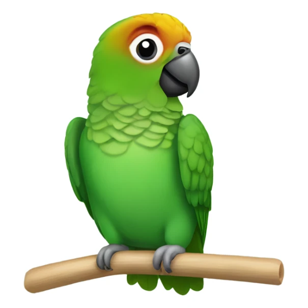 Happy Green cheek conure  sticker