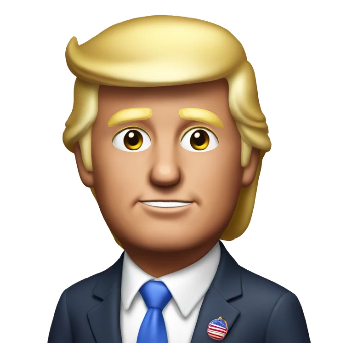 realistic trump decorating a pink christmas tree  sticker