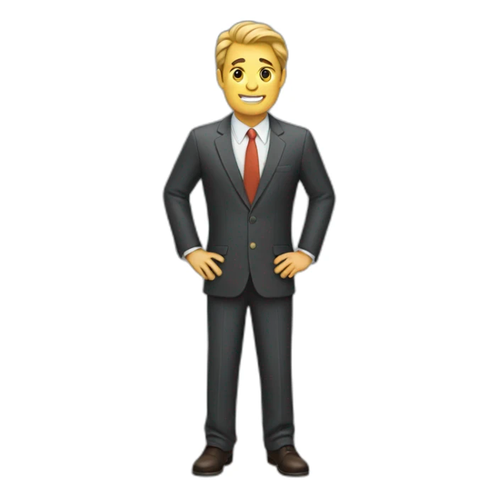 trading businessman sticker