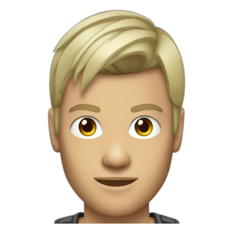 Avicii with Inoxtag haircut  sticker