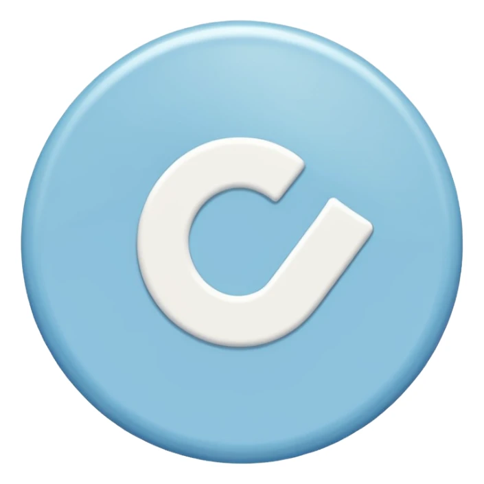 light blue circle  with white check mark in the middle  sticker