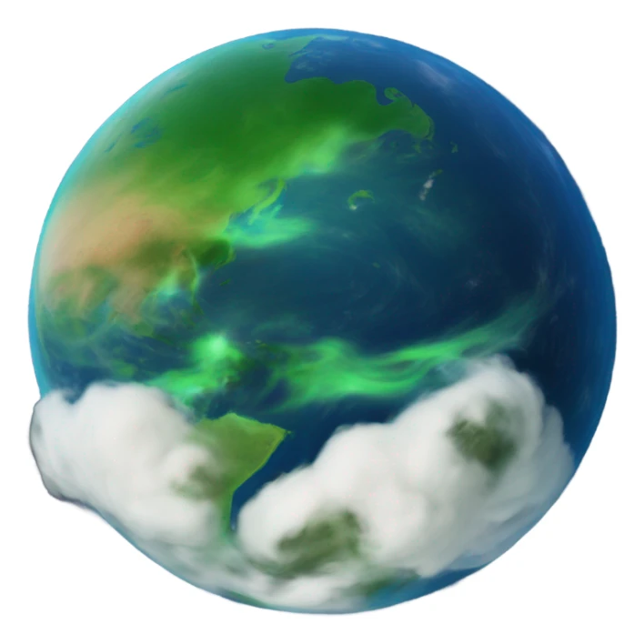 the earth seen from the moon seen from the horizon sticker