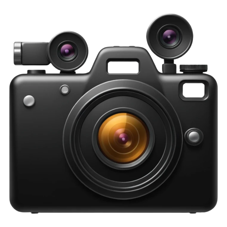 silueta camara fotos sticker