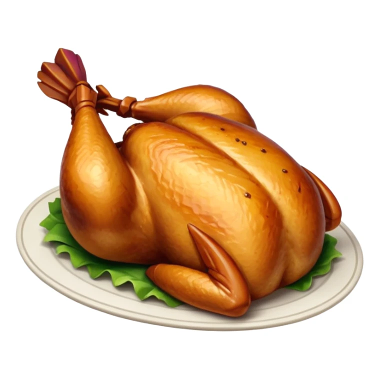 Rotisserie chicken sticker