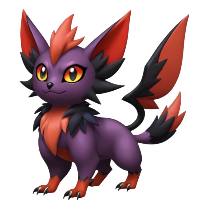 Noibat-Noivern-Litten-Zorua-Hybrid sticker