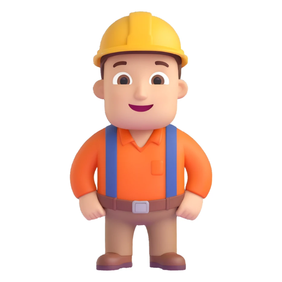 average build man happy emoji sticker