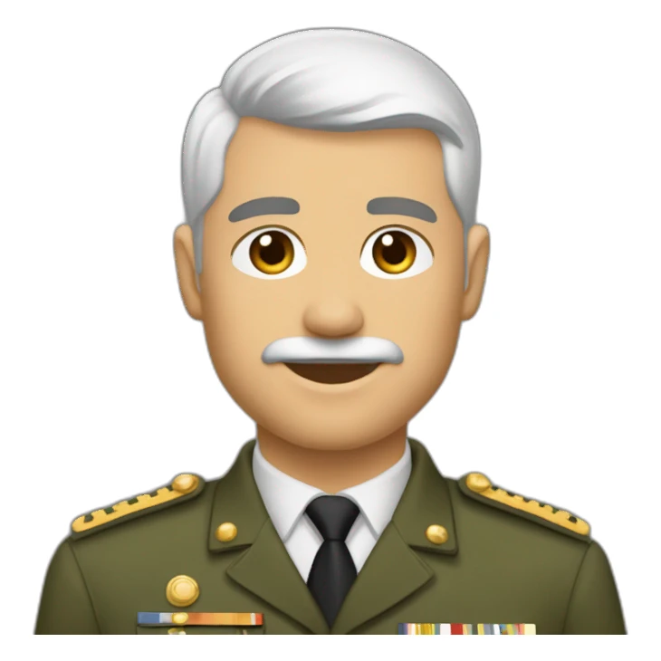 mec-aux-cheveux militaire -bruns-courts-barbes courte sticker