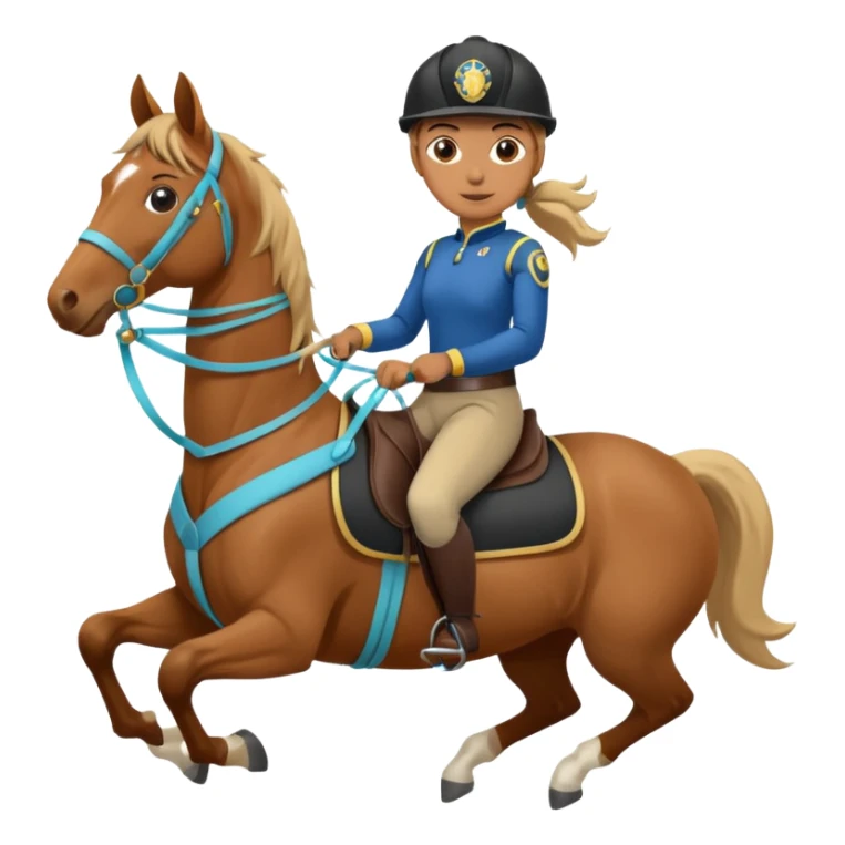 Bandas elásticas de apoyo hipica caballo paralimpicos sticker