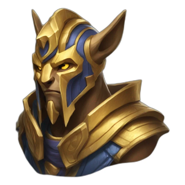 Nasus league of legends sticker