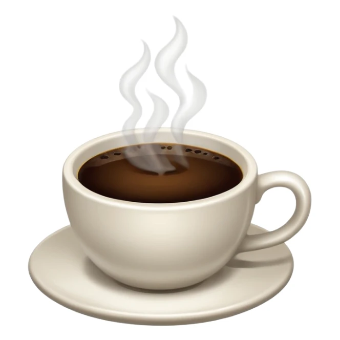 Cup of Black coffee sticker