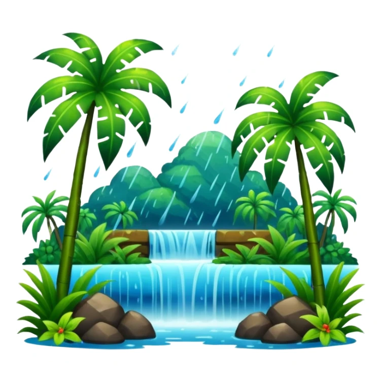 humid weather landskape imag humid more humid add draps falling sticker