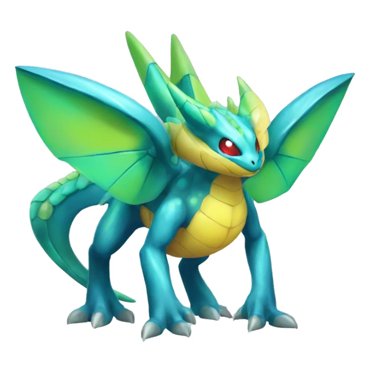 Shiny Colorful Heracross-Vikavolt-Dragon-Pokémon Full Body sticker