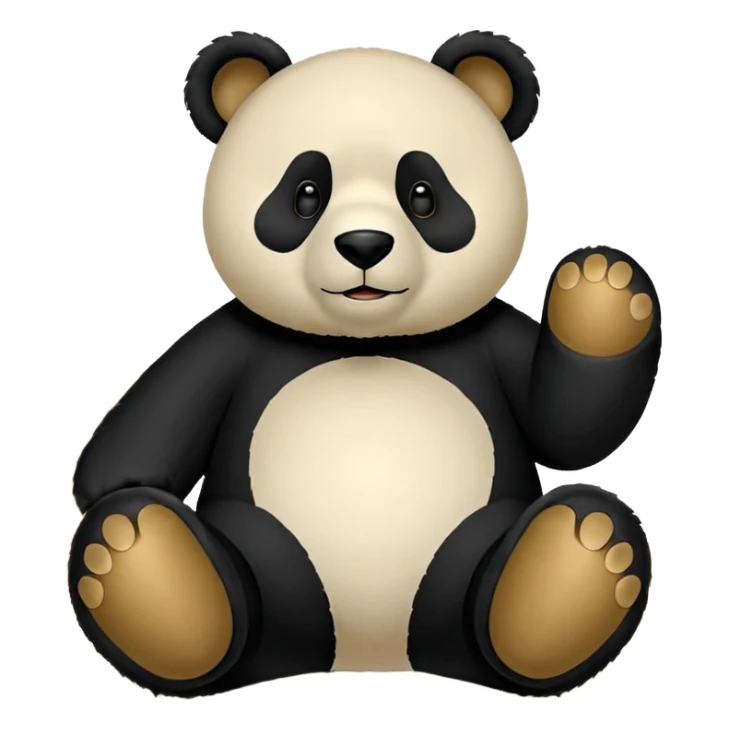 🐼+🤬Hazlo en modo emogi que las letras vayan en oso  sticker