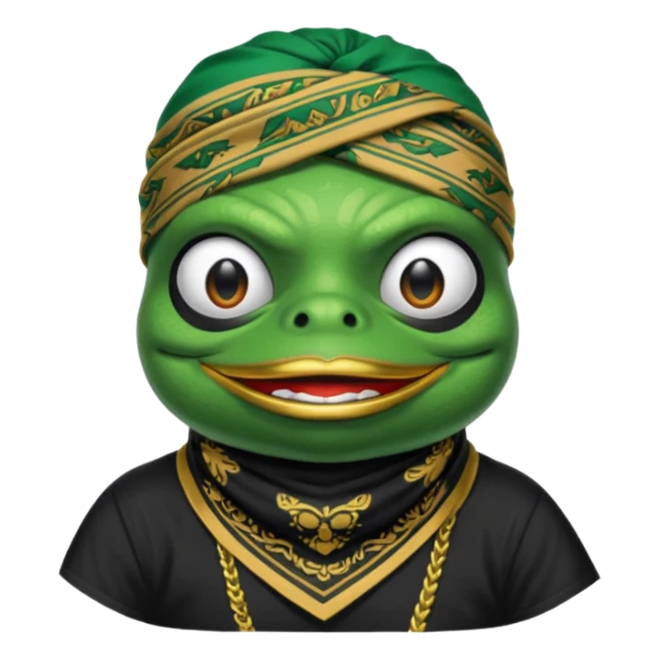 mach mir pepe emotes für twitch im chicano style sticker