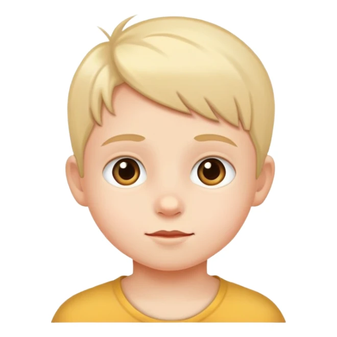 realistic portrait of a child sticker