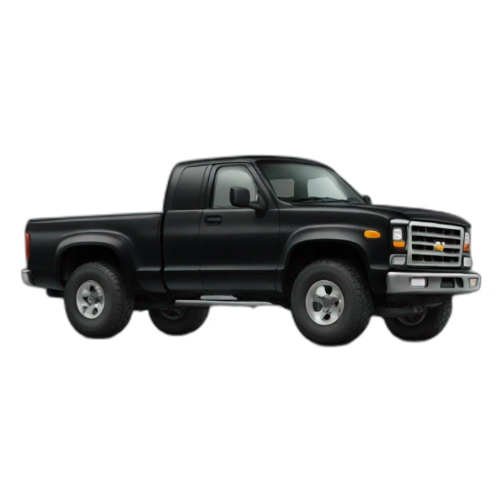 black truck sticker