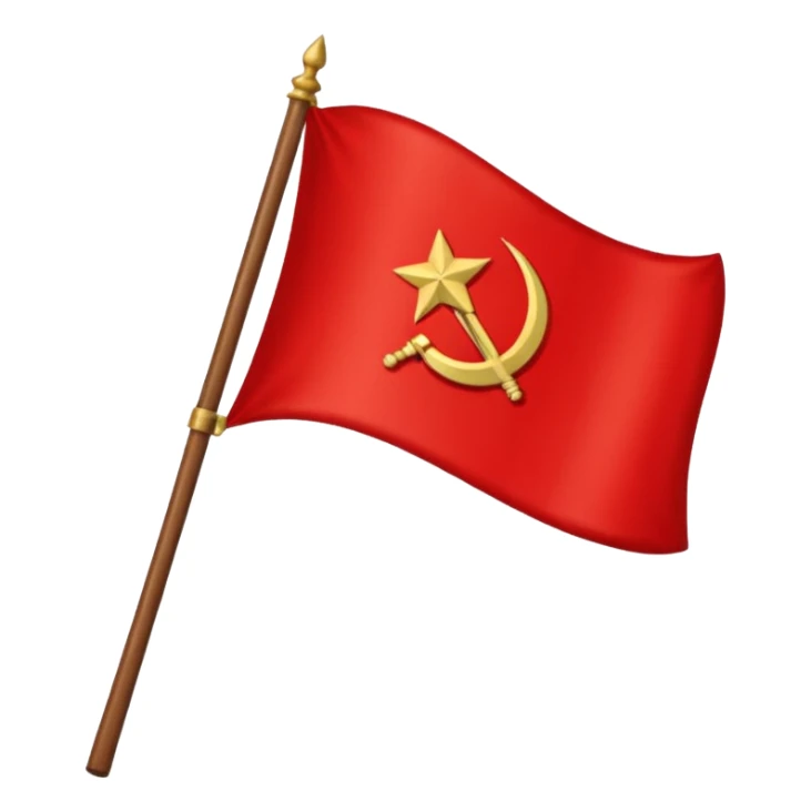 Je veux le drapeau de l'URSS en emojis  sticker