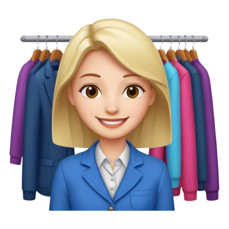 clothing store sales clerk sticker