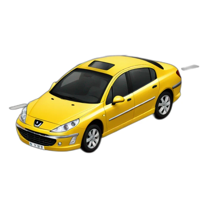 Peugeot 407 taxi 4 sticker