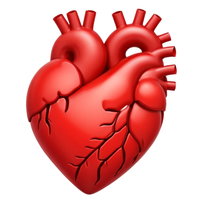 Une cœur qui forme un demi cœur sticker