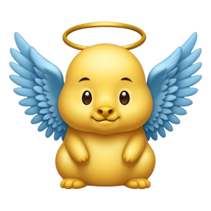 un animal ange de mongolie sticker