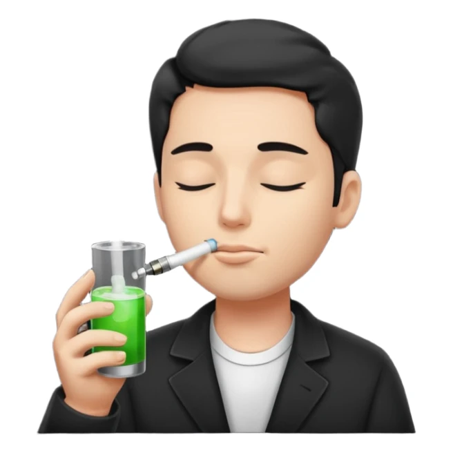 blacked out drink and drive and vape sticker