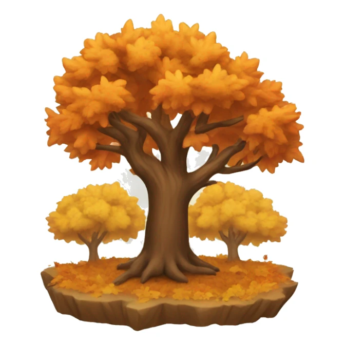 autumn tree sticker