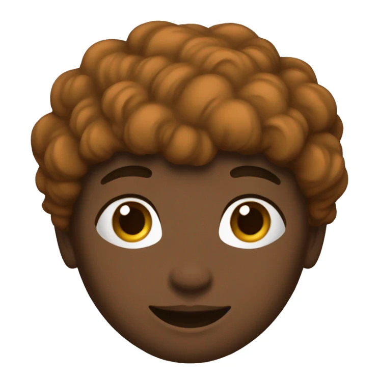 garçon de couleur marron  sticker