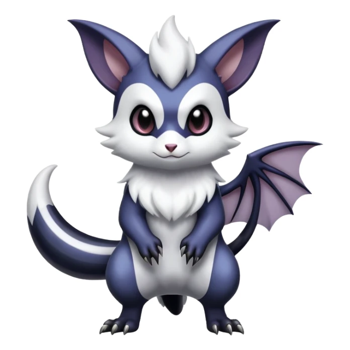 Shiny Furret-Absol-Noibat-Hybrid (Full body) sticker