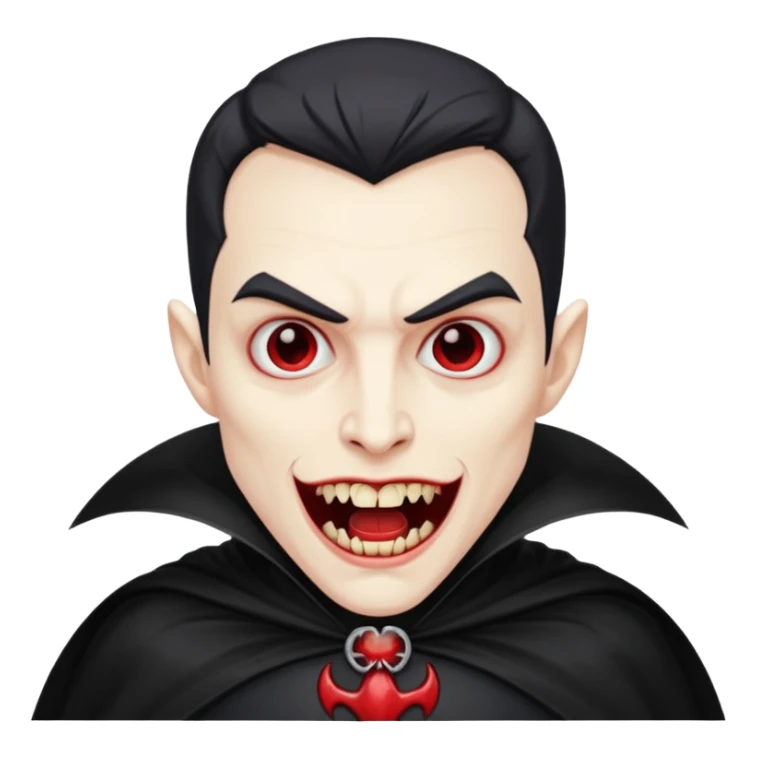 Create an emoji of  a scary Vampire full bodied sticker