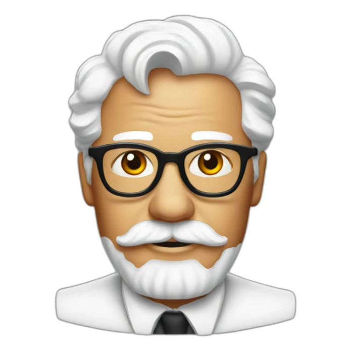 Colonel Sanders sticker