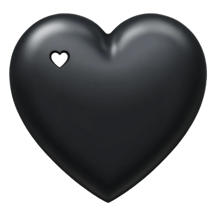 🫀I want this emoji in black colour  sticker