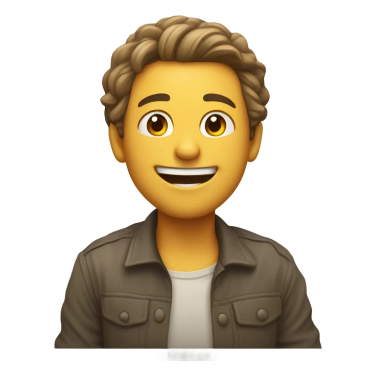 a person slapping their knee and laughing  sticker