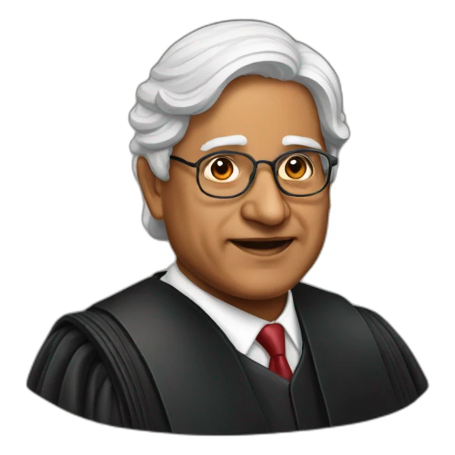 Indian supreme court judge sticker