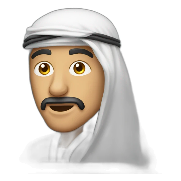 Un arabe qui vole un téléphone sticker