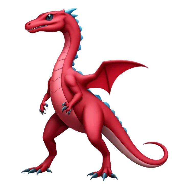 Badass cool salamence-salazzle-hybrid, full body sticker